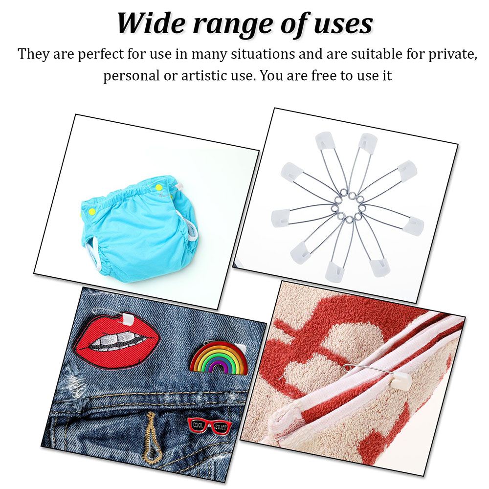 50 قطعة دبابيس أمان من الفولاذ - مراجعة Cloth Diaper Insert وسعره