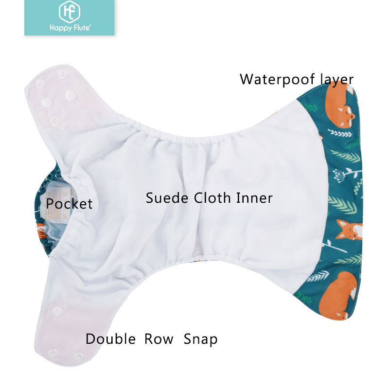 Happyflute 2023 4 قطعة/المجموع - مراجعة Cloth Diaper Insert وسعره